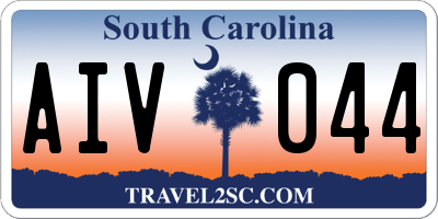 SC license plate AIV044