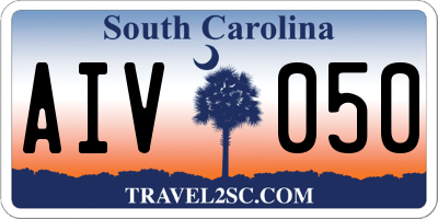 SC license plate AIV050
