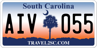 SC license plate AIV055