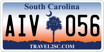 SC license plate AIV056