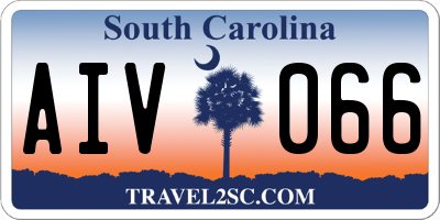 SC license plate AIV066