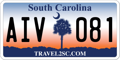 SC license plate AIV081