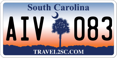 SC license plate AIV083