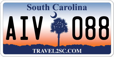 SC license plate AIV088