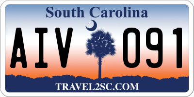 SC license plate AIV091
