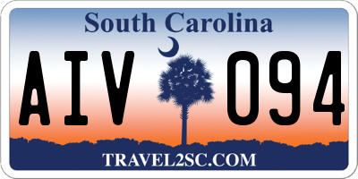 SC license plate AIV094