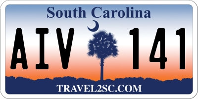 SC license plate AIV141
