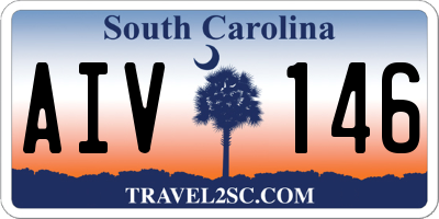 SC license plate AIV146