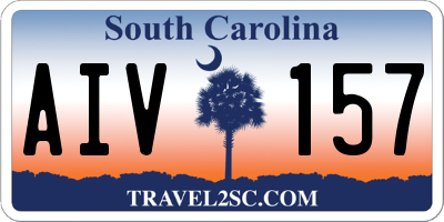 SC license plate AIV157