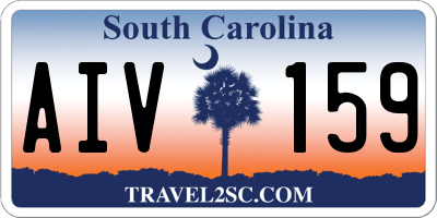 SC license plate AIV159