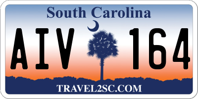 SC license plate AIV164