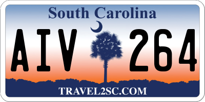 SC license plate AIV264