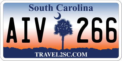 SC license plate AIV266