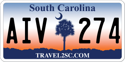 SC license plate AIV274