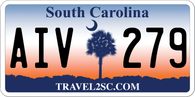SC license plate AIV279