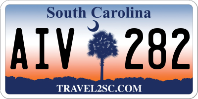 SC license plate AIV282