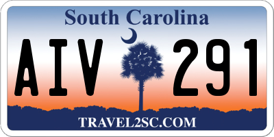 SC license plate AIV291