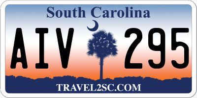 SC license plate AIV295
