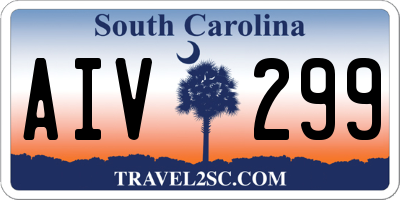 SC license plate AIV299
