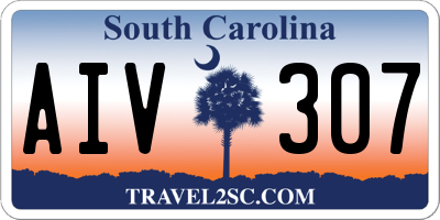 SC license plate AIV307