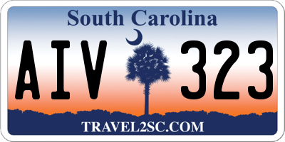 SC license plate AIV323