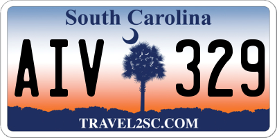 SC license plate AIV329