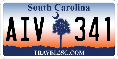 SC license plate AIV341