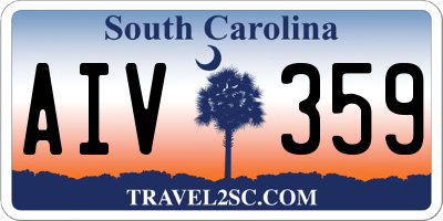 SC license plate AIV359