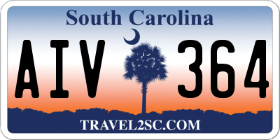 SC license plate AIV364
