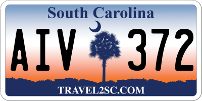SC license plate AIV372