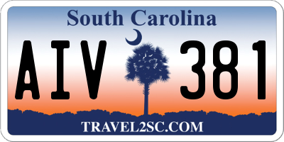 SC license plate AIV381