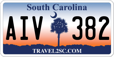 SC license plate AIV382