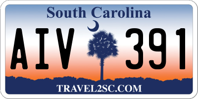 SC license plate AIV391