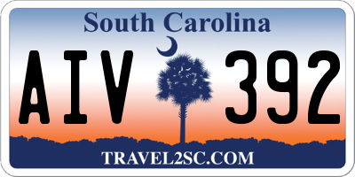 SC license plate AIV392