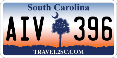 SC license plate AIV396