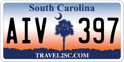 SC license plate AIV397
