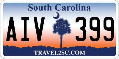 SC license plate AIV399