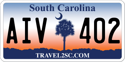 SC license plate AIV402