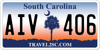 SC license plate AIV406