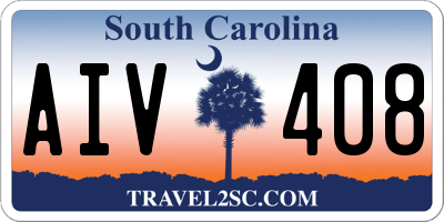 SC license plate AIV408