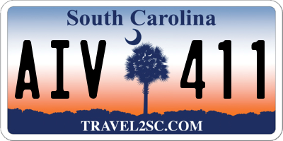SC license plate AIV411