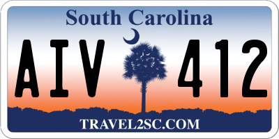 SC license plate AIV412