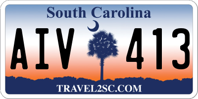 SC license plate AIV413