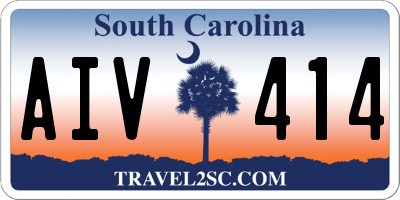 SC license plate AIV414