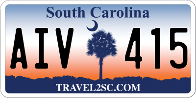 SC license plate AIV415