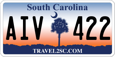 SC license plate AIV422