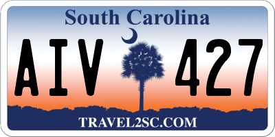 SC license plate AIV427