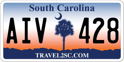 SC license plate AIV428