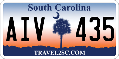 SC license plate AIV435
