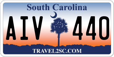 SC license plate AIV440